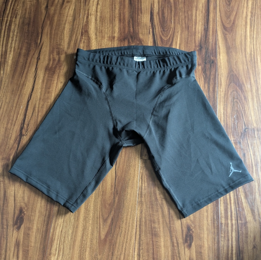 Jordan Nike Men 3XL Black Made in USA New No Tags Compression Shorts 022025